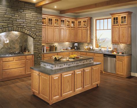 oak cabinets kitchen colors